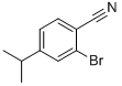 BENZONITRILE, 2-BROMO-4-(1-METHYLETHYL)- Struktur