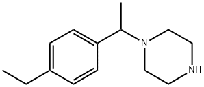 Piperazine, 1-[1-(4-ethylphenyl)ethyl]- (9CI) Struktur