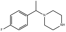 1-[1-(4-FLUORO-PHENYL)-ETHYL]-PIPERAZINE Struktur