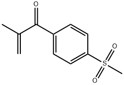 2-Methyl-1-[4-(Methylsulfonyl)phenyl]-2-propen-1-one Struktur