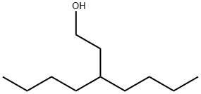 3-BUTYL-1-HEPTANOL Struktur