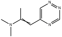 N,N-Dimethyl-1-(1,2,4-triazin-5-yl)-1-propen-2-amine Struktur