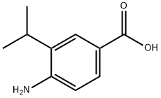 4-aMino-3-isopropylbenzoic acid Struktur