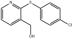 (2-[(4-CHLOROPHENYL)SULFANYL]-3-PYRIDINYL)METHANOL Struktur