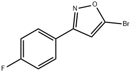 5-BROMO-3-(4-FLUOROPHENYL)ISOXAZOLE Struktur