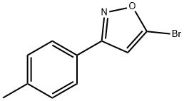 5-BROMO-3-(4-METHYLPHENYL)ISOXAZOLE Struktur