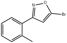 5-BROMO-3-(2-METHYLPHENYL)ISOXAZOLE Struktur