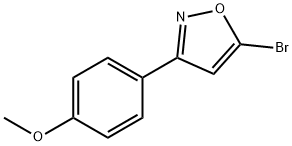 5-BROMO-3-(4-METHOXYPHENYL)ISOXAZOLE Struktur