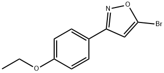 5-BROMO-3-(4-ETHOXYPHENYL)ISOXAZOLE Struktur