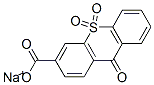 9-oxo-9H-thioxanthene-3-carboxylate sodium 10,10-dioxide  Struktur