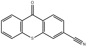 9-oxo-9H-thioxanthene-3-carbonitrile Struktur