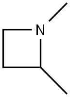 1,2-Dimethylazetidine Struktur