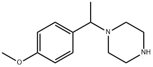 1-[1-(4-METHOXYPHENYL)-ETHYL]-PIPERAZINE Struktur