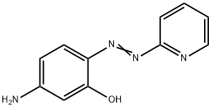 5-Amino-2-[(pyridin-2-yl)azo]phenol Struktur