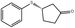 Cyclopentanone, 3-(phenylthio)-, (3S)- (9CI) Struktur