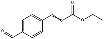 3-(4-FORMYLPHENYL)-2-PROPENOIC ACID ETHYL ESTER Struktur