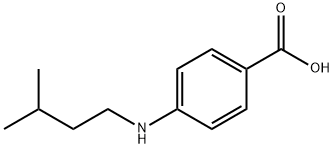 Benzoic acid, 4-[(3-methylbutyl)amino]- (9CI) Struktur