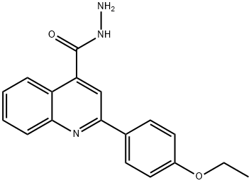 2-(4-ETHOXYPHENYL)QUINOLINE-4-CARBOHYDRAZIDE Struktur