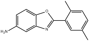 2-(2,5-dimethylphenyl)-1,3-benzoxazol-5-amine Struktur