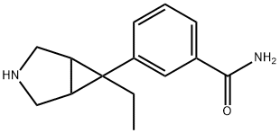 Benzamide, 3-[(1alpha,5alpha,6alpha)-6-ethyl-3-azabicyclo[3.1.0]hex-6-yl]- (9CI) Struktur