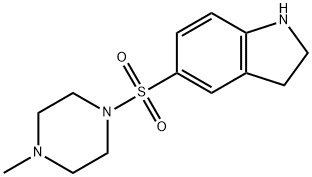 5-[(4-Methylpiperazin-1-yl)sulfonyl]indoline Struktur