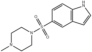 5-(4-Methylpiperazin-1-ylsulfonyl)-1H-indole Struktur