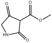 2,4-dioxo-3-Pyrrolidinecarboxylic acid Methyl ester Struktur