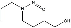 N-NITROSO-N-PROPYL-(4-HYDROXYBUTYL)AMINE Struktur