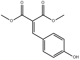 4-HYDROXY BENZYLIDENE MALONIC ACID DIMETHYL ESTER Struktur