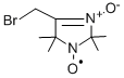 4-BROMOMETHYL-2,2,5,5-TETRAMETHYL-3-IMIDA-ZOLINE-3-OXIDE-1-OXYL FREE RADICAL Struktur