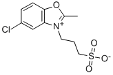 3-(5-CHLORO-2-METHYL-1,3-BENZOTHIAZOL-3-IUM-3-YL)-1-PROPANESULFONATE HYDRATE Structure