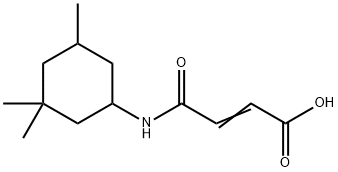 4-OXO-4-[(3,3,5-TRIMETHYLCYCLOHEXYL)AMINO]BUT-2-ENOIC ACID Struktur