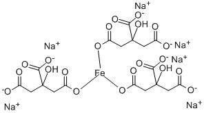 FERRIC SODIUM CITRATE Struktur