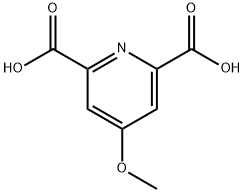 4-Methoxypyridine-2,6-dicarboxylic acid Struktur