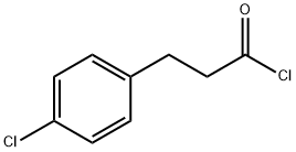 Benzenepropanoyl chloride, 4-chloro- Struktur