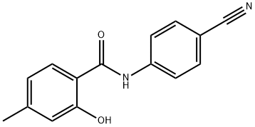 Benzamide, N-(4-cyanophenyl)-2-hydroxy-4-methyl- (9CI) Struktur