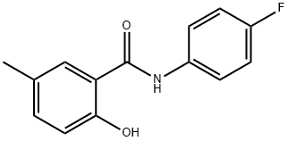 Benzamide, N-(4-fluorophenyl)-2-hydroxy-5-methyl- (9CI) Struktur