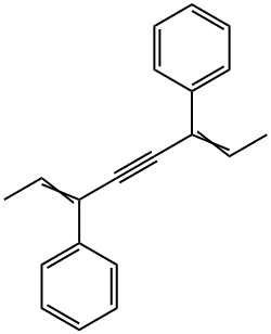 1,1'-(1,4-Diethylidene-2-butyne-1,4-diyl)bisbenzene Struktur