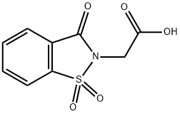 (1,1-DIOXIDO-3-OXO-1,2-BENZISOTHIAZOL-2(3H)-YL)ACETIC ACID