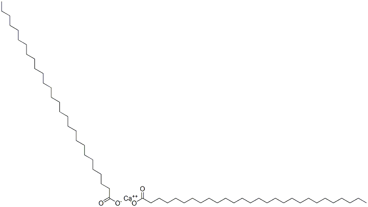 calcium di(octacosanoate) Struktur