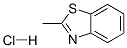 Benzothiazole, 2-methyl-, hydrochloride (9CI) Struktur
