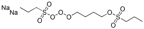 disodium [ethylenebis(oxyethyleneoxy)]bispropanesulphonate Struktur