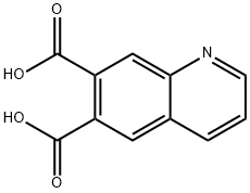 6,7-Quinolinedicarboxylicacid(9CI) Struktur