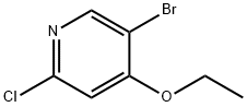 5-broMo-2-chloro-4-ethoxypyridine Struktur