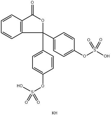 PHENOLPHTHALEIN DISULFATE POTASSIUM SALT Structure