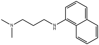 N,N-dimethyl-N'-naphthylpropane-1,3-diamine Struktur