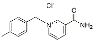 1-(4-Methylbenzyl)-3-carbamoylpyridinium chloride Struktur