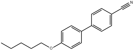 4-Pentyloxy-[1,1'-biphenyl]-4'-carbonitrile Struktur