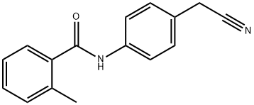 Benzamide, N-[4-(cyanomethyl)phenyl]-2-methyl- (9CI) Struktur