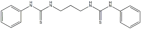 N'-{3-[(anilinocarbothioyl)amino]propyl}-N-phenylthiourea Struktur